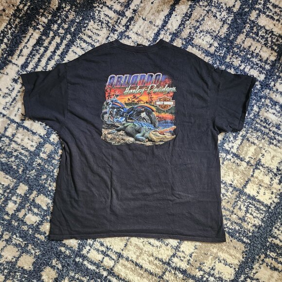 Harley Davidson Orlando Florida B2B Print Tee - Picture 4 of 4